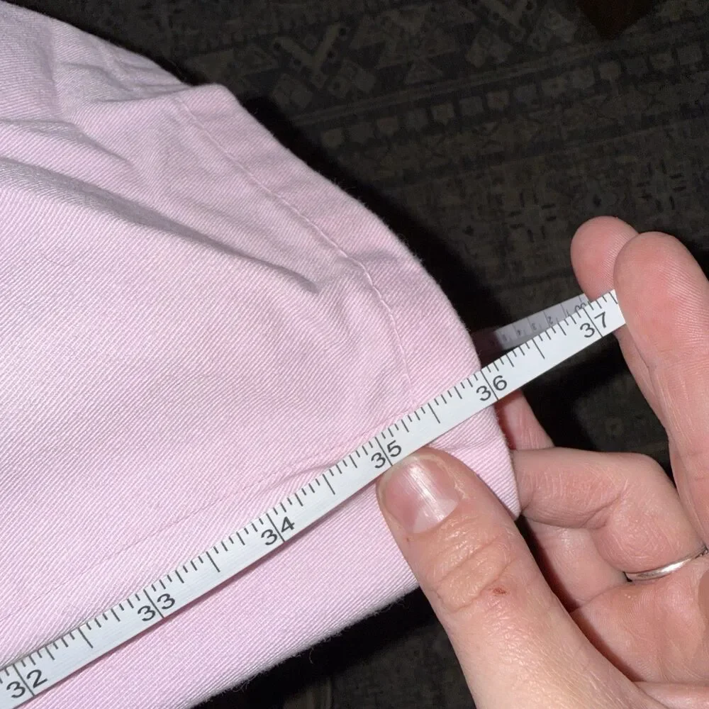 Vintage Polo Ralph Lauren Pink Pleated Palm Desert Pant Ivy League NOS 33x36 - Picture 15 of 16